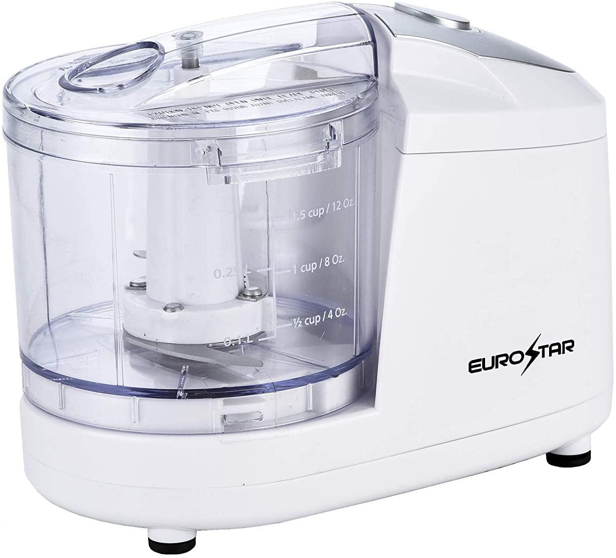  EUROSTAR 1.5 Cup One Touch Electric Mini Food Chopper (Black):  Home & Kitchen