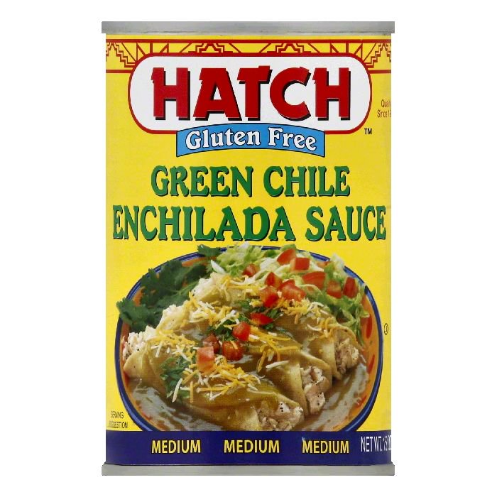 Hatch Medium Gluten Free Green Chile Enchilada Sauce, 15 OZ (Pack of 12