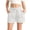 White, variant on CPNG Girls Cotton Linen Casual Shorts Elastic High Waist Shorts Solid Color Summer Comfy Loose Drawstring Shorts with Pockets(Light Pink,13-14 Years)