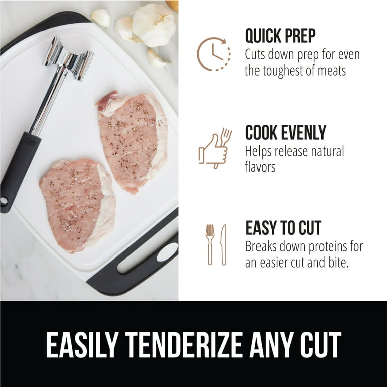 Gorilla Grip Meat Tenderizer Mallet, Black photo 6