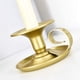 thumbnail image 2 of Bienvenido Candelabro cónico de hierro retro, juego de 2, candelabros dorados simples, soporte para velas para Halloween, Navidad, comedor, decoración del hogar, 2 of 6