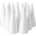 thumbnail image 2 of SHELLTON 12 Pack Foam Tree Cones for DIY Crafts, Bulk for DIY Christmas Gnomes, Holiday Decor Conical foam ultra-light clay filler cone-shaped poly dragon diy handmade material, 2 of 5