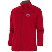 Women's Antigua Red USA Swimming Links Full-Zip Golf Jacket