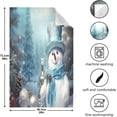 thumbnail image 3 of Dreamtimes Christmas Snowman Kitchen Towels, 18 x 28 Inch Super Soft and Absorbent Dish Cloths for Washing Dishes, 1 PCS Reusable Multi-Purpose Microfiber Hand Towels for Kitchen, 3 of 7