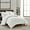 Green, variant on Vasey 2 or 3 Piece Duvet Cover Set Contemporary Solid White With Dot Striped