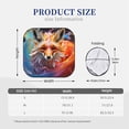 thumbnail image 6 of Goofa Color Splash Fox Portrait Pattern 2 Piece Car Windshield Sun Shade Foldable | Front Windshield Shade for Sun, Heat and UV Rays | Sunshade for Car Front Window-Large, 6 of 7