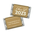 thumbnail image 2 of 128 Pcs Gold Graduation Candy Party Favors Hershey's Miniatures and Almond Kisses by Just Candy (1.58 lbs approx. 128 Pcs), 2 of 5