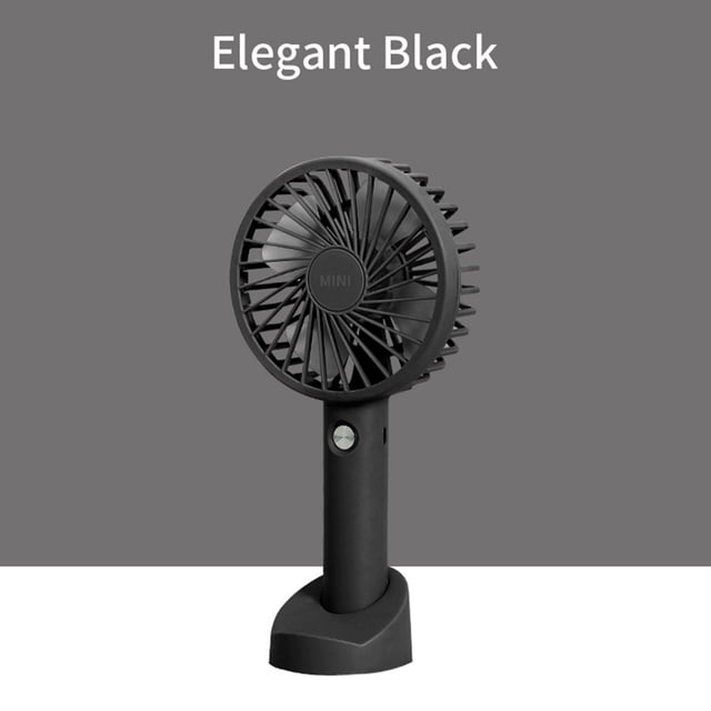 Mini ventilador de escritorio portátil con carga Usb de dibujos animados, nuevo ventilador de mano creativo con Base
