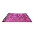 thumbnail image 2 of Ahgly Company Indoor Round Abstract Pink Modern Area Rugs, 7' Round, 2 of 4