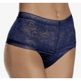 thumbnail image 2 of Women's Maidenform DMTSTG Everyday Smooth High Waist Lace Thong (Navy Eclipse 6), 2 of 5