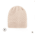 thumbnail image 1 of Seyurigaoka Women Outdoor Warm Beanie, Autumn and Winter Adults Ponytail Knitted Cap for Cycling Skiing, 1 of 6