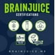 thumbnail image 5 of BrainJuice Brain and Immune Support Shot, Gluten Free Supplement Shots for Energy, Focus, Immunity with Vitamin D, C, B, Alpha GPC & Organic Ginger Root, Huckleberry Hibiscus, 2.5 fl oz, 12 Pack, 5 of 5