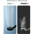 thumbnail image 4 of Bailu High Pressure Shower Head features a handheld 7-mode built-in power wash to clean your tub. Tile & Pet, 5" High Flow Handheld Rain Shower Head - Matte Black, 4 of 7
