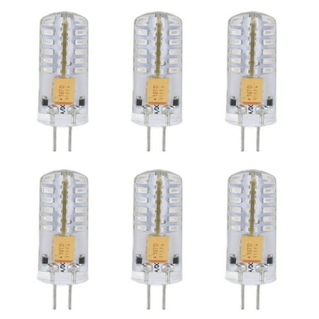 

6Pcs LED Bulb Easy Install Light Transmission Uniform Light Output Color Bulb for Party Home 12VBlue