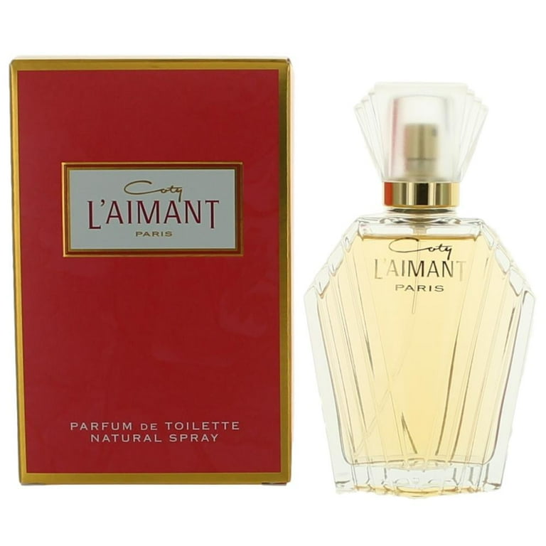 Coty L'Aimant Parfum de Toilette Spray 1.7 oz, Peach, Jasmine