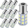 thumbnail image 1 of Muyoka 10pcs DC12V 330LM Super Bright 1141 1156 BA15S Bombillas LED para luces de señal de giro Luz de respaldo Luces traseras 1.5W 27pcs 5050 SMD Bombillas LED para automóviles Motocicletas Camiones Muyoka Hogar, 1 of 7
