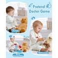 thumbnail image 3 of Doctor Kits for Kids, Doctor Pretend Play Set, Toddler Toys 3-5, Role Play Wooden Doctor Kit, Best Gift for Boys & Girls, 3 of 7