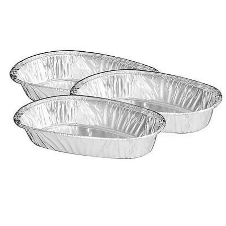 Handi-Foil of America Aluminum Foil Small Baked Potato Shell 50/Pk -Disposable Container Pans (pack of 50)