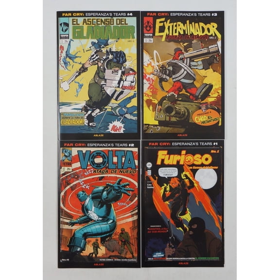Far Cry: Esperanza's Tears #1-4 VF/NM complete series in-game comic variants ; Ablaze (AB02)