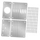 thumbnail image 4 of 12 placas de reparación de bisagras, kit de reparación de bisagras de metal con placas de fijación de tornillos para reemplazo de puertas, armarios,, 4 of 8