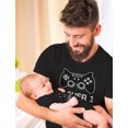 thumbnail image 3 of Gamer Shirts For Father & Son Daughter Player 1 Player 2 Men Tee Baby Bodysuit Dad Black X-Large / Baby Black 24M (18-24M), 3 of 8