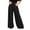 Black, variant on XuJwPNcy Women Palazzo Pants Wide Leg Baggy Flowy Pants Comfort Soft Pleated Front Vacation Trousers(Yellow,X-Large)