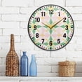 thumbnail image 3 of Yayeee Wall Clock Battery Operated 11.9" Silent Quartz Non-Ticking for Living Room Decor, Retro Yellow Stars, 3 of 8