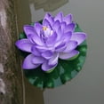 thumbnail image 1 of EastVita 18CM Artificial Floating Lotus Shape Water Surface Decorartion for Pool Pond, 1 of 6