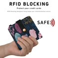 thumbnail image 4 of Small Wallet For Women Bifold Leather Pocket Coin Credit Card Holder With RFID Blocking Shells Pattern, 4 of 6