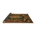 thumbnail image 2 of Ahgly Company Indoor Rectangle Medallion Brown French Area Rugs, 3' x 5', 2 of 4