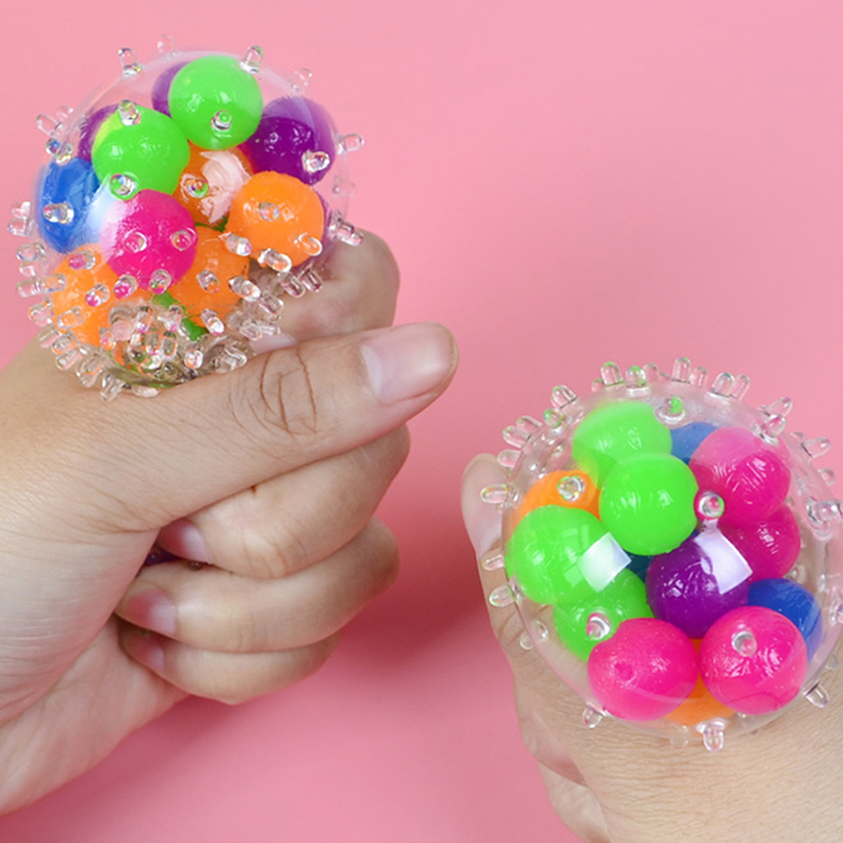 Travelwant 5Pcs/Set Stress Balls for Kids Squishy Balls with Water Bead