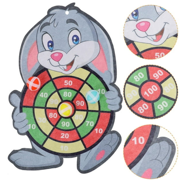 OULII 1 Ensemble Balles Collantes pour Plafond Design Enfants Multi Jeu de Fléchettes