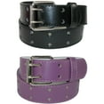 thumbnail image 1 of CTM Cinturón Vaquero Niño Piel Dos Agujeros (Pack de 2 Colores), 1 of 4