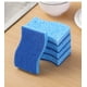 thumbnail image 3 of Esponja de pulpa de madera 6-Pack | Paño de fregado azul de alta resistencia | Esponja para fregar lavavajillas de cocina | Diseño en forma de S de doble capa | Potente eliminación de grasa, sin, 3 of 7