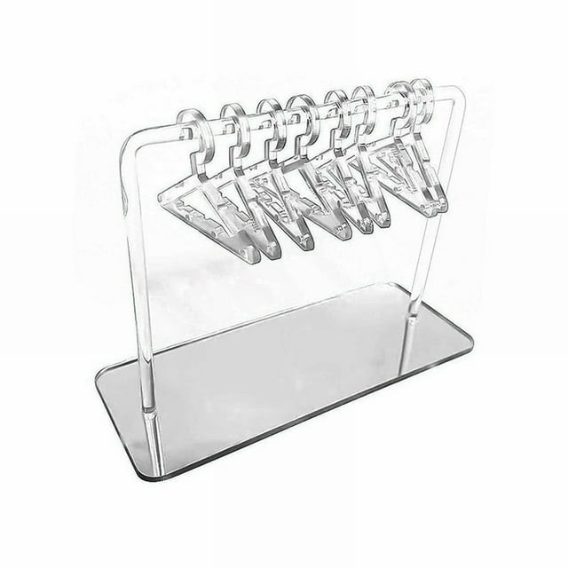 1*Jewelry Storage Rack Bradem Clear Out Deal, Jewelry Organizer Stand Hanging Personalized Earring Rack Acrylic Hanger Earring Storage Display Rack, Cosmetic Cases Silver, Storage Case