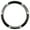Carbon Fiber Grip (Gray/Black), variant on BDK Sporty Two Tone Ergonomic Steering Wheel Cover - Plush Leather Grip for Standard Size 14.5-15.5" (Blue/Black)