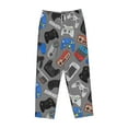 thumbnail image 4 of Goofa Video Game Printed Soft Pajama Pants for Women, Wide Leg Comfy Casual Lounge Yoga Pants-Large, 4 of 9