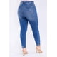 thumbnail image 3 of Jeans skinny con destrucciones /Tallas Extras, 27868 (Azul medio) azul 38, 3 of 5