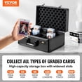 thumbnail image 2 of Caja de almacenamiento de tarjetas VEVOR 120 PSA graduada con cierre para 84 BGS, 2 of 9