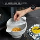 thumbnail image 3 of Cookify Palomera de Silicona Plegable con Asas para Microondas, Palomitas sin Aceite (Gris Claro), 3 of 5