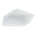 thumbnail image 2 of Clear Plastic Placemats Set of 4, Waterproof Wipeable Table Protectors, 18x12 Inch Multifunctional Mats for Dining, Craft, Desk & Kitchen Use, 2 of 5