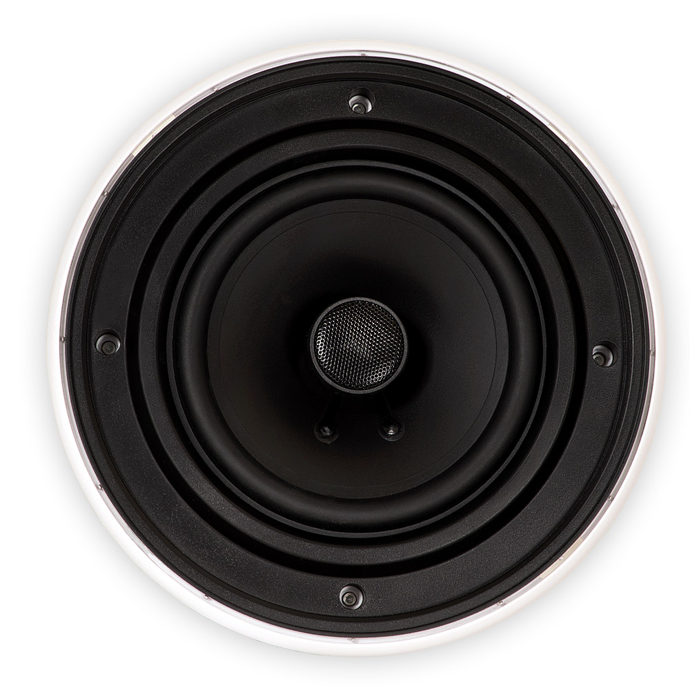 Theater Solutions TSQ670 Flush Mount 70 Volt Speakers with 6.5" Woofers In Ceiling 3 Pack - image 3 of 5
