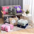thumbnail image 5 of Taotanxi Flannel Fleece Throw Blanket(47X78 Inch), Cozy Stripe Throw for Couch, Sofa and Bed, Warm and Soft Hot Pink Blanket for All Season, 5 of 7