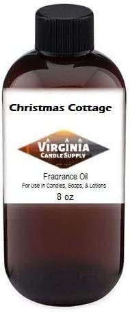 Christmas Cottage Fragrance Oil Free S&H in USA for Candle & SOAP Making by Virginia Candle Supply 8 oz 