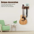 thumbnail image 3 of Montaje de Pared de Guitarra, Soporte de Guitarra de Madera que Guarda Espacio de Gancho Con Estilo Rústico para El Hogar para el Hogar, 3 of 7