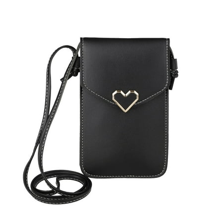 Crossbody Bags for Women, EEEKit Small Leather Crossbody Cellphone Shoulder Bag Smartphone Wallet Purse with Removable Strap for Shopping Travelling Dating