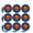 Opaque, variant on Superman Classic S Shield Logo Planner Calendar Scrapbooking Crafting Stickers