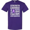 thumbnail image 3 of Inktastic Lupus Awareness Strength Support Courage T-Shirt, 3 of 5