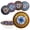 Style A, variant on Ceramic Dipping Bowls Sets of 6, Bohemian Small Bowls for Sauce, 3.94x0.98 Inch Mini Appetizer Plates for Soy Sauce, Sushi, Condiments & Side Dishes, Microwave & Dishwasher Safe(Style A)