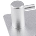 thumbnail image 3 of Ganchos para colgar toallas de cocina sin perforaciones, soporte para baño montado en la pared (plata), 3 of 5
